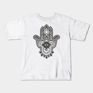 Hamsa Hand illustration Kids T-Shirt